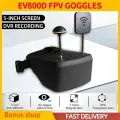 EV800D 5.8G 40CH 5 дюймов 800 * 480 видеонаушники HD DVR F*P*V защитные очки с аккумулятором для RC модели RC F*P*V