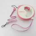 Рулетка-поводок Japan Premium Pet с блокировкой в одно касание, розовый, размер S (до 10 кг)