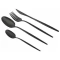 Набор столовых предметов на 6 персон(24 предмета)Чёрный матовый