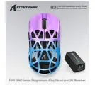 Беспроводная игровая мышь Attack Shark R2 8K, Bluetooth + 2.4Ghz USB, Фиолетовый-Синий