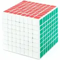 Большой Кубик Рубика / ShengShou 8x8 Белый / Игра Головоломка
