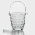 Ведро для льда Верона , 700 мл, с щипцами, стекло, прозрачное