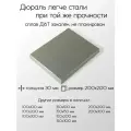 Алюминий дюраль Д16Т плита толщина 30 мм 30x200x200 мм