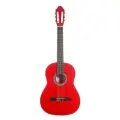 Гитара классическая 39 4/4 Красная (Инструмент начинающего музыканта, Fabio KM3915 RDS)