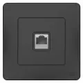 2 шт. Systeme Electric Blanca внутр Антрацит Розетка компьютерная RJ45, BLNIS045006