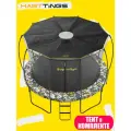 Батут с тентом-крышей Hasttings Superfly X 366 см (12ft) / детский уличный / каркасный с лестницей
