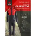Штормовой костюм с полукомбинезоном GLADIATOR мембранный для рыбалки
