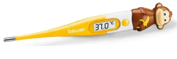 Термометр электронный Beurer BY11 Monkey, желтый [950.04]