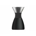 Кофеварка Asobu Pour Over автоматическая, 1 л, нержавеющая сталь, в тубе, черная