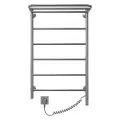 Полотенцесушитель электрический Орион Лесенка с полкой 50-80 70 вт. (К-Таймер, Прямая, Слева) 12225