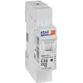 Выключатель автоматический однополюсный 16А C 4,5кА AC OptiDin BM63-1C16-4,5-УХЛ3 | код.326794 | КЭАЗ (5шт. в упак.)