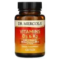 Витамины D3 и K2, Dr. Mercola,30 капсул