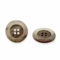Пуговица 40L (25 мм), 4 прокола, пластик, 392489/4 40 (3904) (светло-коричневый матовый), 50 шт