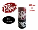 Dr. Pepper 0,33л.*24шт. Zero New Pol Dr. Pepper Лимонад Польша