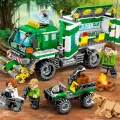 Конструктор Sembo Грузовик исследователей джунглей, 528 деталей, 4 минифигурки, 603031