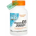 Doctor's Best, витамин D3, 50 мкг (2 000 МЕ), 180 мягких капсул