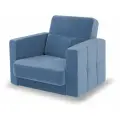 Кресло Адель фокус- мебельная фабрика 95х90х95 см синий велюр