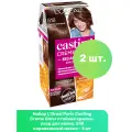 L'Oreal Paris Casting Creme Gloss стойкая краска-уход для волос, 518 карамельный мокко - 2 шт