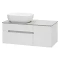 Тумба под раковину Misty Роял 100 подвесная (белая)