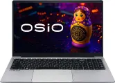 Ноутбук Osio FocusLine F150a-028 Ryzen 7 5700U 16Gb SSD512Gb AMD Radeon Graphics 15.6 IPS FHD (1920x1080) Uncom grey WiFi BT Cam 6000mAh