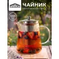 Чайник заварочный из боросиликатного стекла с бамбуковой крышкой Unifico 1000 мл
