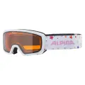 Маска горнолыжная ALPINA Scarabeo Jr White-Rose Matt/Orange S2 (uni: one size)