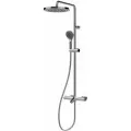Душевой гарнитур Bossini ELIOS с термостатическим смесителем для ванны, верхний душ 250 мм, ручной душ, цвет хром (L10402.1.030)