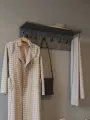 Вешалка настенная в прихожую Крафт плюс 4