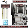 Комплект материнская плата Aigo X99 Titanium D4 + Xeon 2699V3 + 16GB DDR4 ECC 2X8GB White