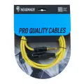 Кабель микрофонный HeadMade Pro XLR(Male) to Jack 6.3(Male) stereo yellow, 1.5 м, жёлтый