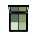 MAKE UP FACTORY Палетка теней для век ARTIST STUDIO QUAD №52 зеленый секрет