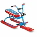 Снегокат Nika-Snowdrive, с амортизатором и фонариком, nika kids snowdrive3 голубой
