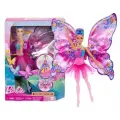 Кукла Mattel Barbie Барби балерина-бабочка волшебные крылья 2в1 Butterfly Dancer HXJ10, розовый