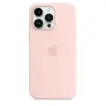 Чехол силиконовый MagSafe для iPhone 14 Pro Chalk Pink с анимацией NFC, Silicone case MagSafe для айфон 14 Про - Розовый