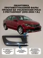 Окантовка противотуманной фары правая на Volkswagen Polo 5 (2015-2020 г. в.)