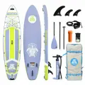 SUP board TOURUS надувной двухслойный/ Сапборд 11.6 TS-CB03 (350х84х15 см)/ саб доска для плавания и путешествий