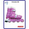 Коньки роликовые ROCES Orlando III раздвижные,36-40 / темно-розовый (DEEP-PINK)
