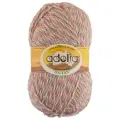 Пряжа ADELIA ZOLTAN 100% шерсть 100 г 115 м №127 серый-розовый-белый