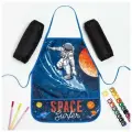 Фартук с нарукавниками детский Этель «Космос», 49 х 39 см