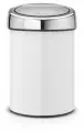 Мусорный бак Brabantia Touch Bin (3л), Белый, 364488