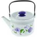 Чайник Лысьвенские Эмали Анютины глазки, эмалированный 2,0л (27104П2)
