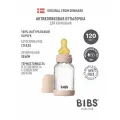 Стеклянная бутылочка для кормления BIBS Boheme, Blush 120ml - соска медленный поток