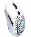 Игровая мышь сверхлегкая беспроводная HXSJ T700W с RGB подсветкой, 10000 DPI