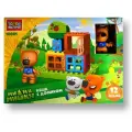 Конструктор для малышей МиМиМишки 12 деталей / Игровой набор кубики для детей Город Мастеров