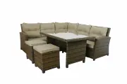Комплект садовой мебели KALYMERA Рим, 7 персон, искусственный ротанг