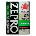 Синтетическое моторное масло IDEMITSU Zepro Eco Medalist 0W-20 SP/GF-6A, 4 л, 1 шт.