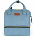 Рюкзак-сумка женская для мамы Nuovita CAPCAP mini, на коляску (Голубой)