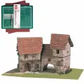 Керамический конструктор Сельский дом с аркой, Aedes Ars (Испания), 285х250х145, 2050 деталей, сложность 6/10, подарочный набор для сборки с инструментами