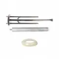 Комплект ТЭН 1,5 кВт (1500 Вт) RF для водонагревателя Thermex HIT, H, Garanterm, фланец 82мм, нерж. + прокладка + анод, 10079K