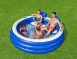 Надувной бассейн Семейный Splash Paradise, 231x219x79 см, от 6 лет, BestWay, 54422